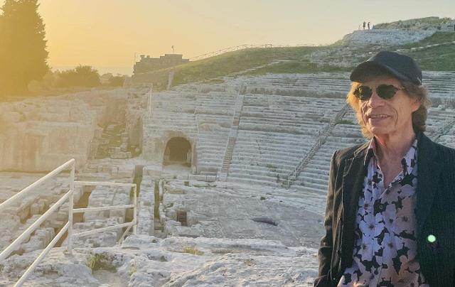 Mick Jagger a Siracusa