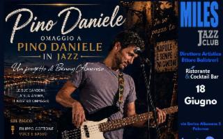 Benny Amoroso omaggia Pino Daniele al Miles Davis Jazz Club di Palermo
