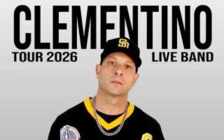 Il rapper campano Clementino in piazza della Repubblica ad Alcamo (TP)