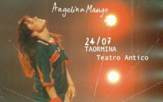 Angelina Mango in ''Nina canta nei teatri d'estate'' al Teatro Antico di Taormina (ME)