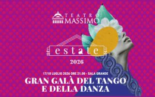 Al Teatro Massimo di Palermo c'è il ''Gran Galà del Tango e della Danza''