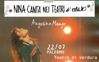 Angelina Mango in ''Nina canta nei teatri d'estate'' al Teatro di Verdura di Palermo
