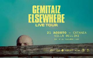 Gemitaiz con il suo ''Elsewhere Live Tour'' a Villa Bellini a Catania